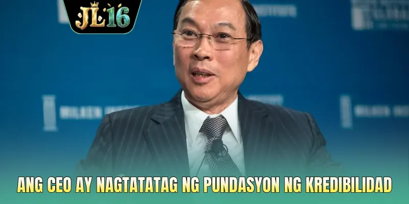 Ang CEO ay nagtatatag ng pundasyon ng kredibilidad
