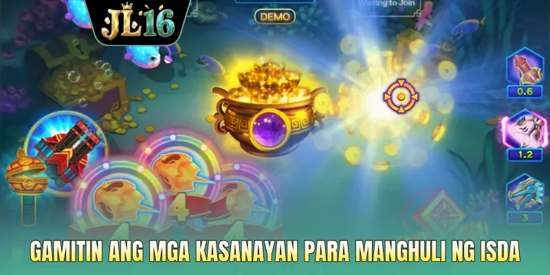 Gamitin ang mga kasanayan para manghuli ng isda