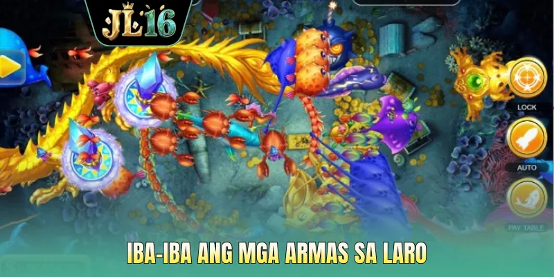Iba-iba ang mga armas sa laro