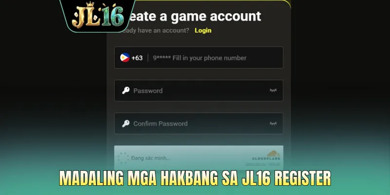 Madaling mga hakbang sa JL16 register