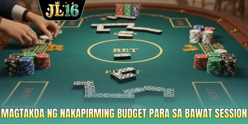 Magtakda ng nakapirming budget para sa bawat session