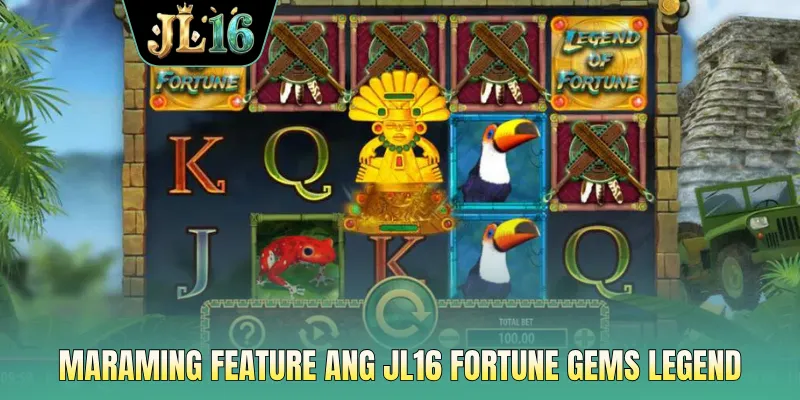 Maraming feature ang JL16 fortune gems legend