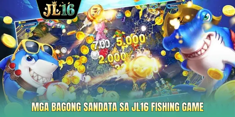 Mga bagong sandata sa JL16 fishing game