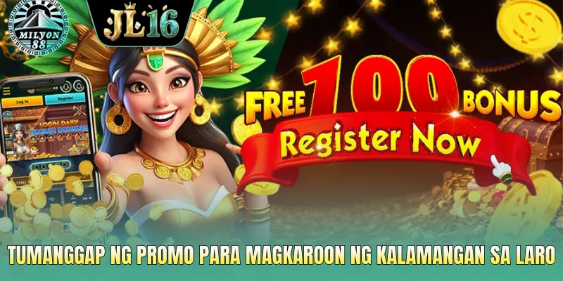 Tumanggap ng promo para magkaroon ng kalamangan sa laro